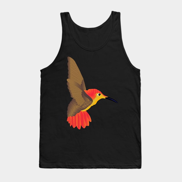 Cute hummingbird Tank Top by Pet & Nature Lovers